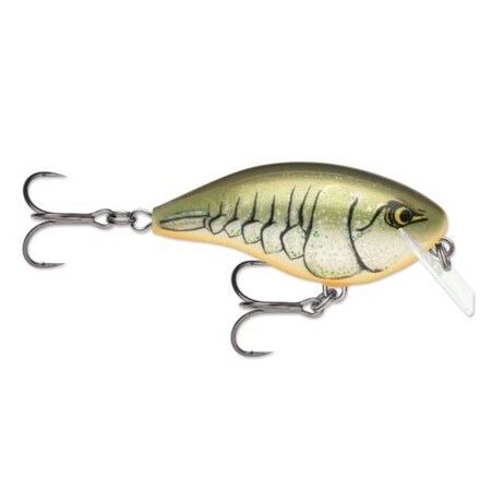 Rapala Og Rocco 05, 38 Oz, Running Depth 5', 4 Treble Hooks, Rootbeer Crawdad OGR05RTBC